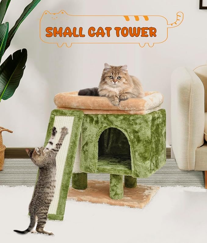 SYANDLVY Small Cat Tree for Indoor Cats, Cat Tower - Image 7