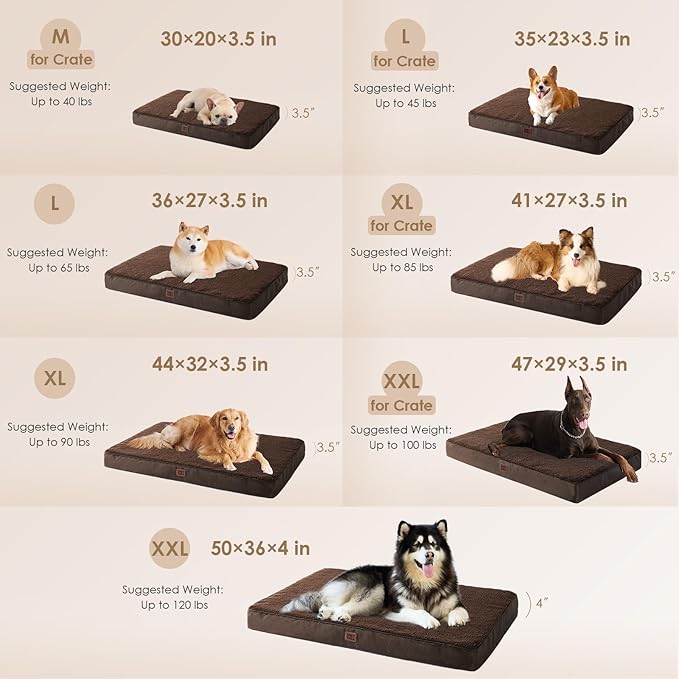 EHEYCIGA Orthopedic Dog Beds for Large Dogs - Image 3