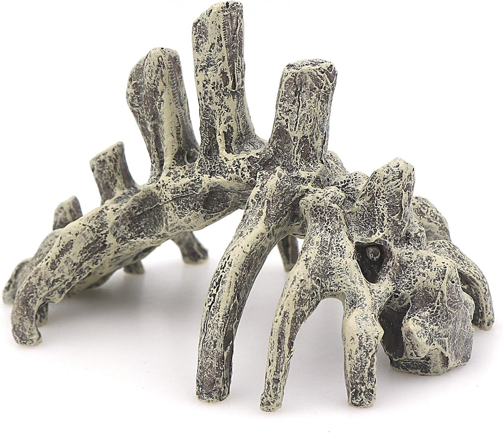 AQUA KT Reptile Dinosaur Skull Rock Skeleton Hideout for Gecko Lizard Hide