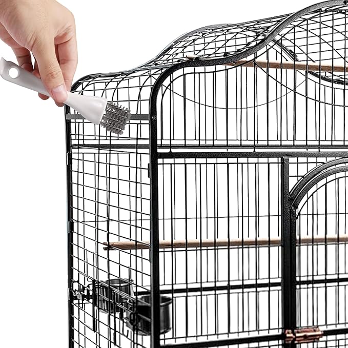 3pcs Bird Cage Brush Cleaner, Stainless Steel Bird Cleaning Brush Durable - Image 6