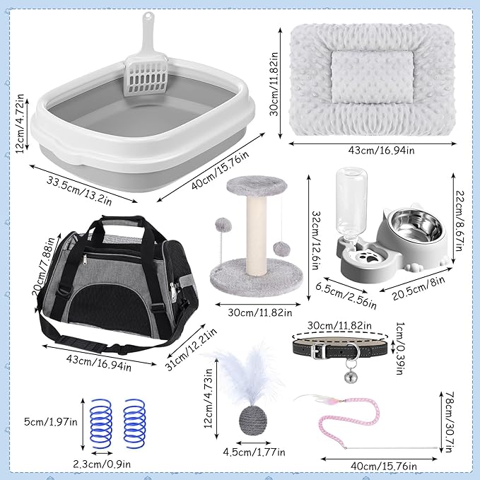 Eccliy Kitten Starter Kit, Pet Toy, Folding Carrier, Climbing Frame, Automatic - Image 3