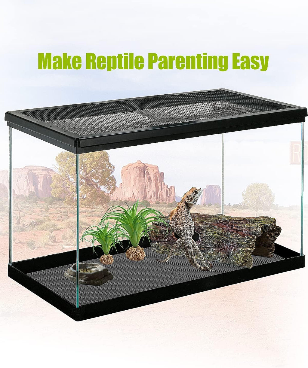 Bearded Dragon Tank Accessories, Reptile Substrate Floor for Bearded Dragon Enclosure 4x2x2, Leopard Gecko Tank Liner Mat for 120 Gallon Reptile Tank