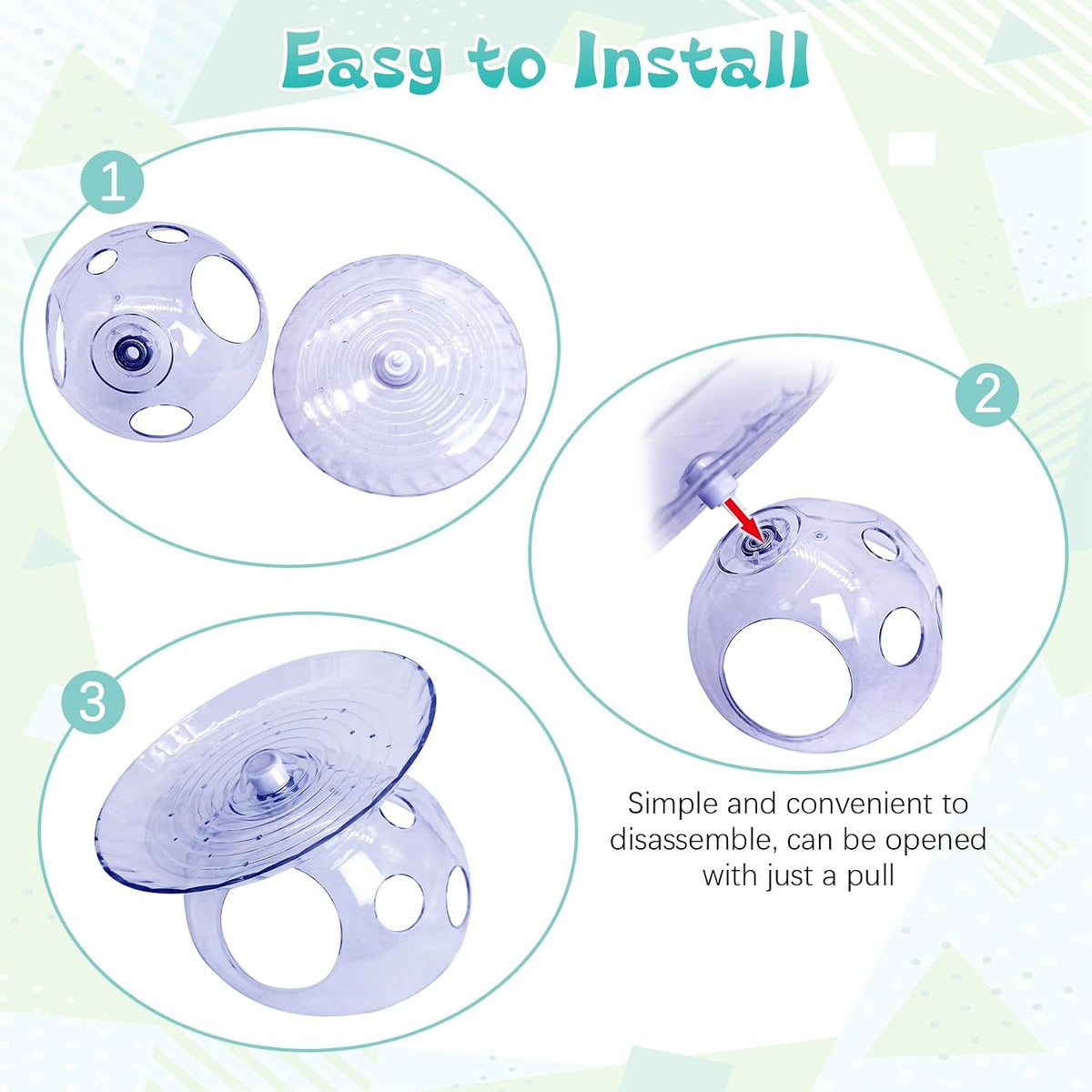 Hamiledyi Hamster Flying Saucer with Hideout House Plastic Hamster Wheel Small Animal Silent Running Wheel Gerbil Exercise Wheel Toy for Mice, Hamster and Other Small Pets (7In, Blue)