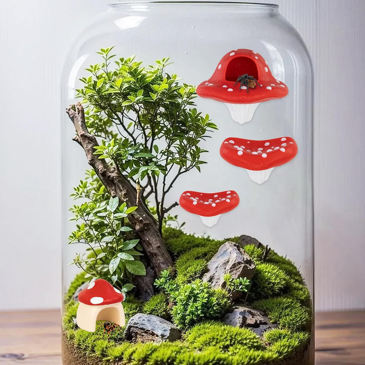 3Pcs Magnetic Mushroom Platforms,Mushroom Styling