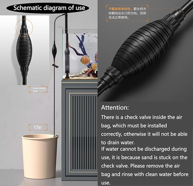 Carefree Fish Aquarium Gravel Vacuum Sand Cleaner - Image 6