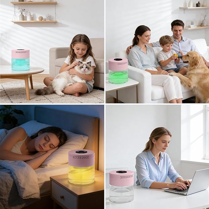 Water Air Purifiers for Home, Air Washer Purifier & Essential Oil Diffuser for - Image 8