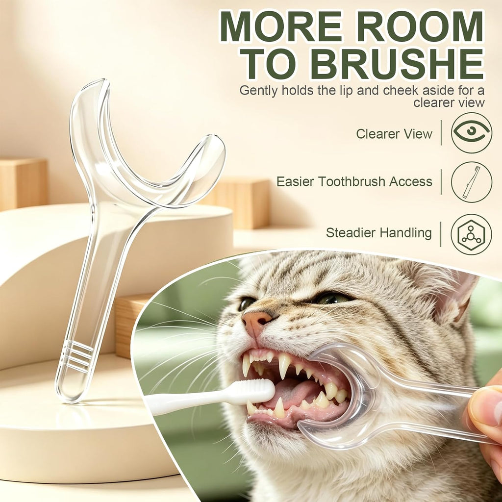 6 Pack Pet Tooth Brushing Helper for Dogs & Cat, Dog Dental Mouth Opener