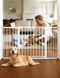 Babelio 29-55 Inch Extra Wide Baby/Dog Gate, PressGuard P7, Metal Auto Close by BABELIO