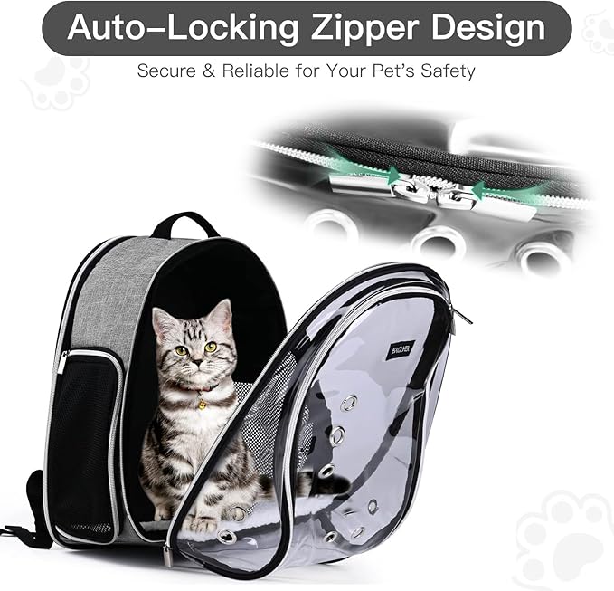 BAGLHER Cat Carrier Backpack Bubble - Image 3