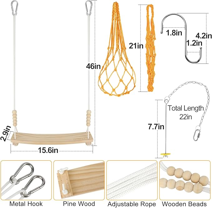 3PCS Chicken Toys for Coop Accessories, Chicken Swing, Vegetable Hanging Feeder - Image 2