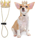 Abbylike Pet Rhinestone King Crown, Queen Crown by Abbylike