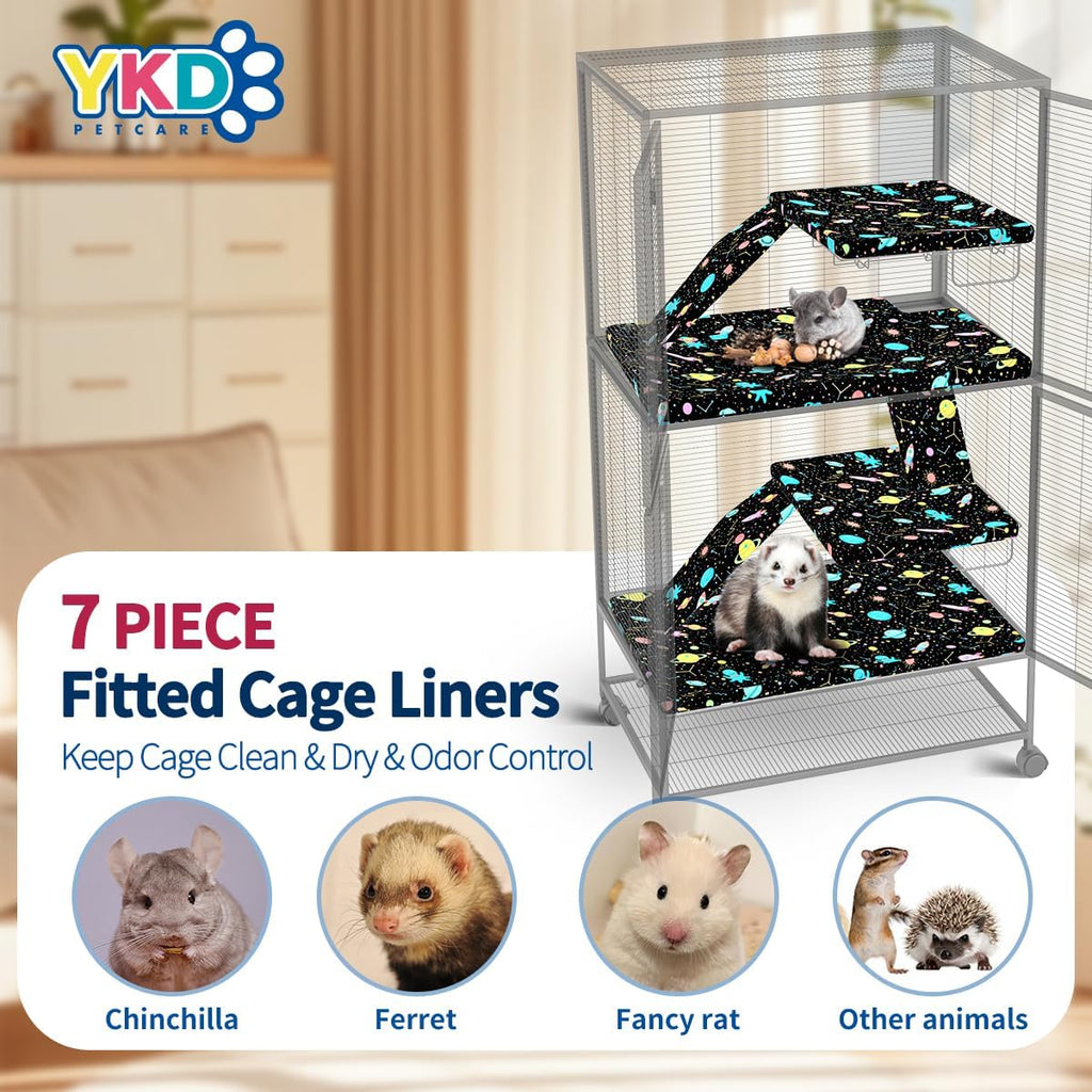 YKD Ferret Cage Liners for Ferret Nation & Critter Nation Cages