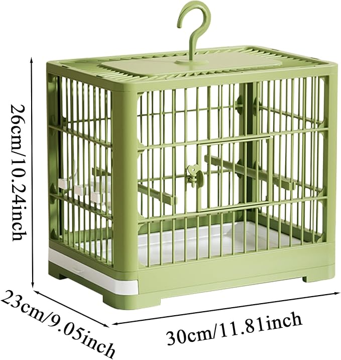 2025 New Carry Cage for Parakeet Portable 30x23x26cm Bird Travel Carrier Cage - Image 5
