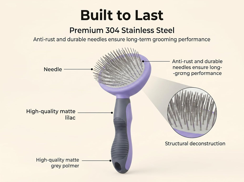 Dog Brush for Shedding, grooming tools suitable for dogs