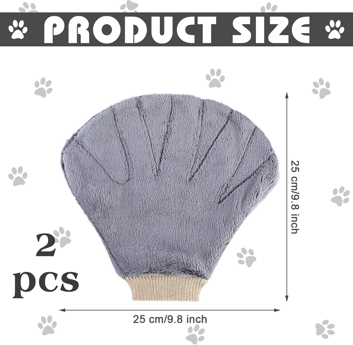 Xuhal 2 Pcs Sugar Glider Bonding Mitt Calming Sleeping Glove, Gray