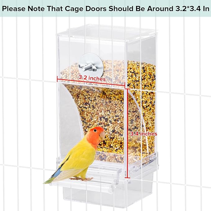 No Mess Bird Feeder Water Dispenser Set, Bird Feeder - Image 7
