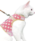 Cat Harness and Leash for Walking Escape Proof, Adjustable Cat Walking Jackets by Yizhi+Miaow