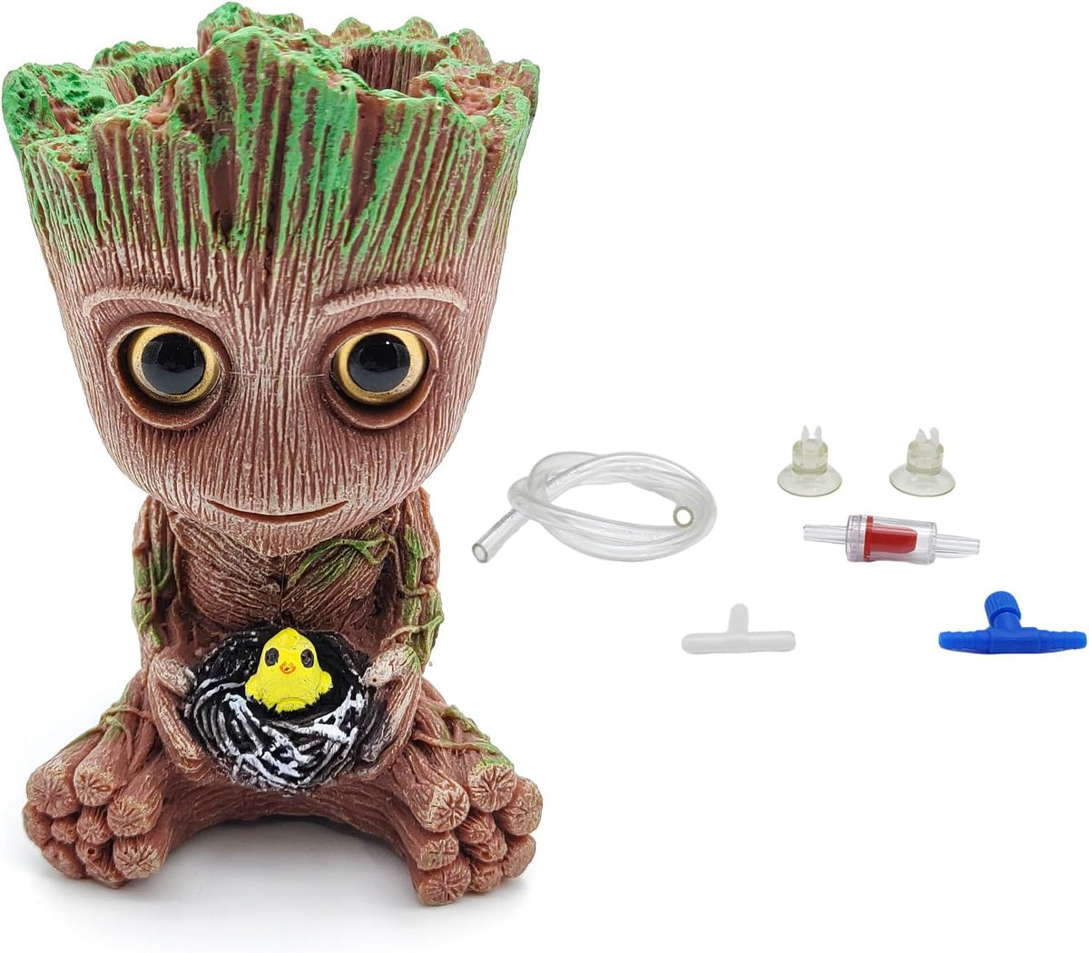 Aquarium Human-Tree Air Bubble Stone Decor with Air Stones