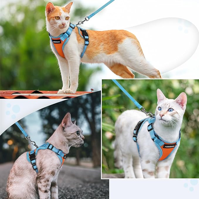 rabbitgoo Cat Harness and Leash Set, Escape Proof Soft Adjustable Vest Harnesses - Image 8
