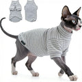 Fleece Sphynx Cat Clothes Soft Hairless Cat Clothes Pullover Cat Sweater by JLWarmPaws