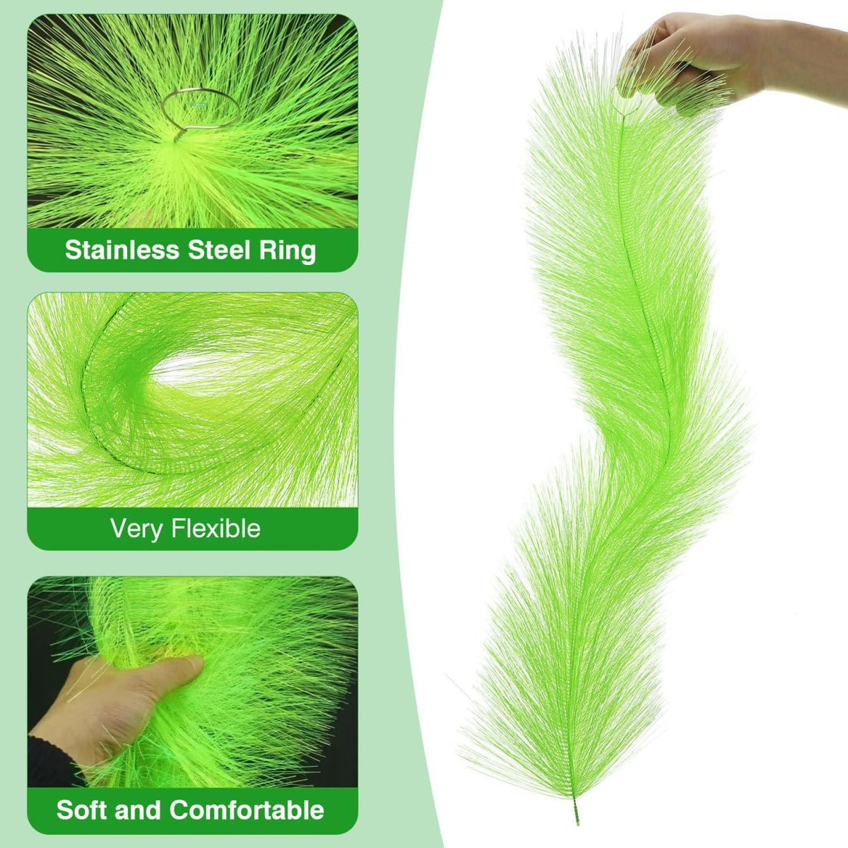 Ipetboom 2 Pack Fish Breeding Grass, 27.5-Inch Aquarium Spawning Brushes