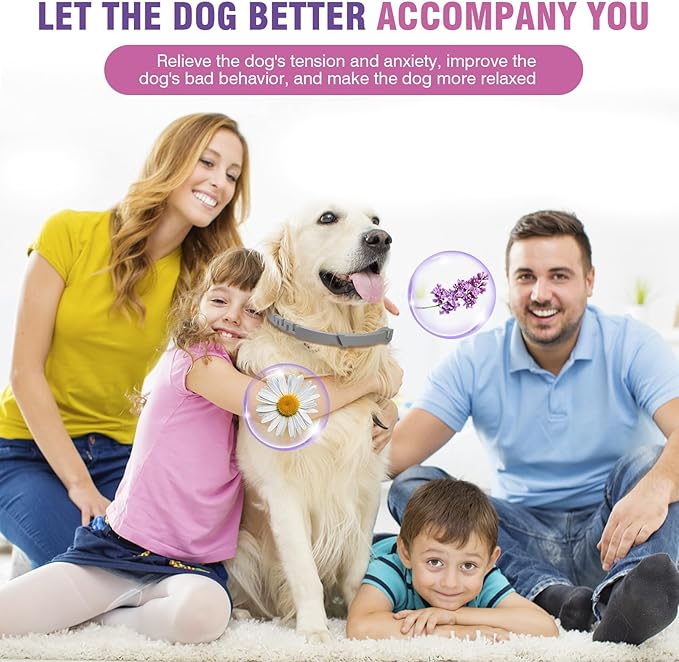 Calming Collar for Dogs 4 Packs Dog Pheromone Calm Collars Relief Anxiety - Image 3