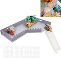Hermit Crab L-Shaped Platform with Ladder Hermit Crab Climbing Toys, Habitat Tank Accessories, Reptile & Hamster Activity Platform