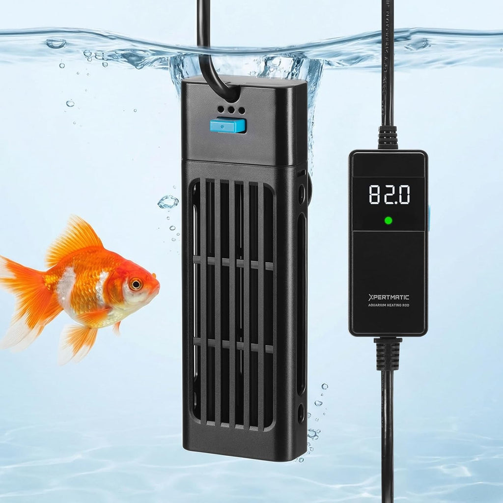 XPERTMATIC Aquarium Heater 200W Submersible Fish Tank Heater for 15–26 Gal