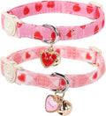 Cat Collar, 2 Pack Cat Collars-Cute Breakaway Cat Collar by UPURARAPUP