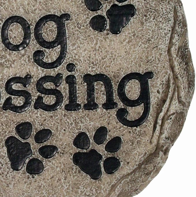 Spoontiques - Garden Décor - Dog Crossing Stepping Stone - Decorative Stone - Image 7