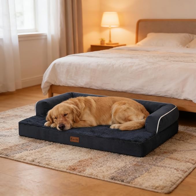 Orthopedic Dog Beds for Extra Large Dogs, Waterproof Egg Crate Foam XL Dog Bed - Image 8