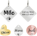 Ultra Joys Cat ID Tag Personalized Pet Tags, Durable Stainless Steel Small Pet by UltraJoys