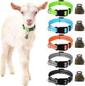 5 Pack Reflective Goat Collars with Bells,Anti-Lost Pet Collar