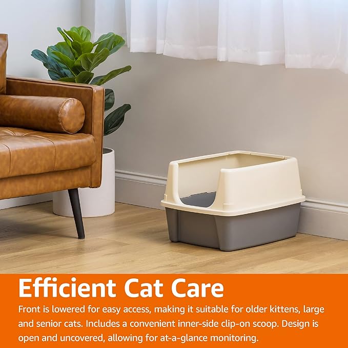 Amazon Basics Large Cat Litter Box - Image 9