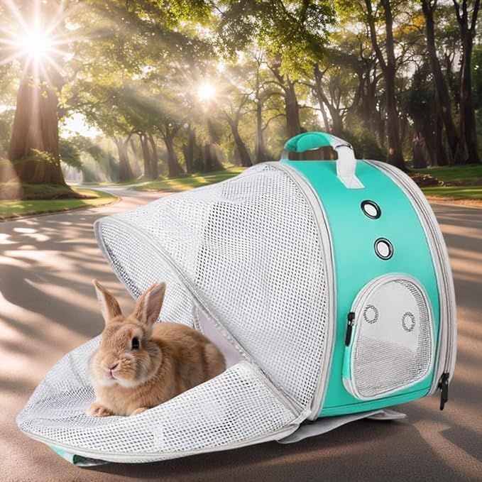 Back Expandable Backpack for Small Animals, Portable Travel Bag Breathable Pet - Image 6