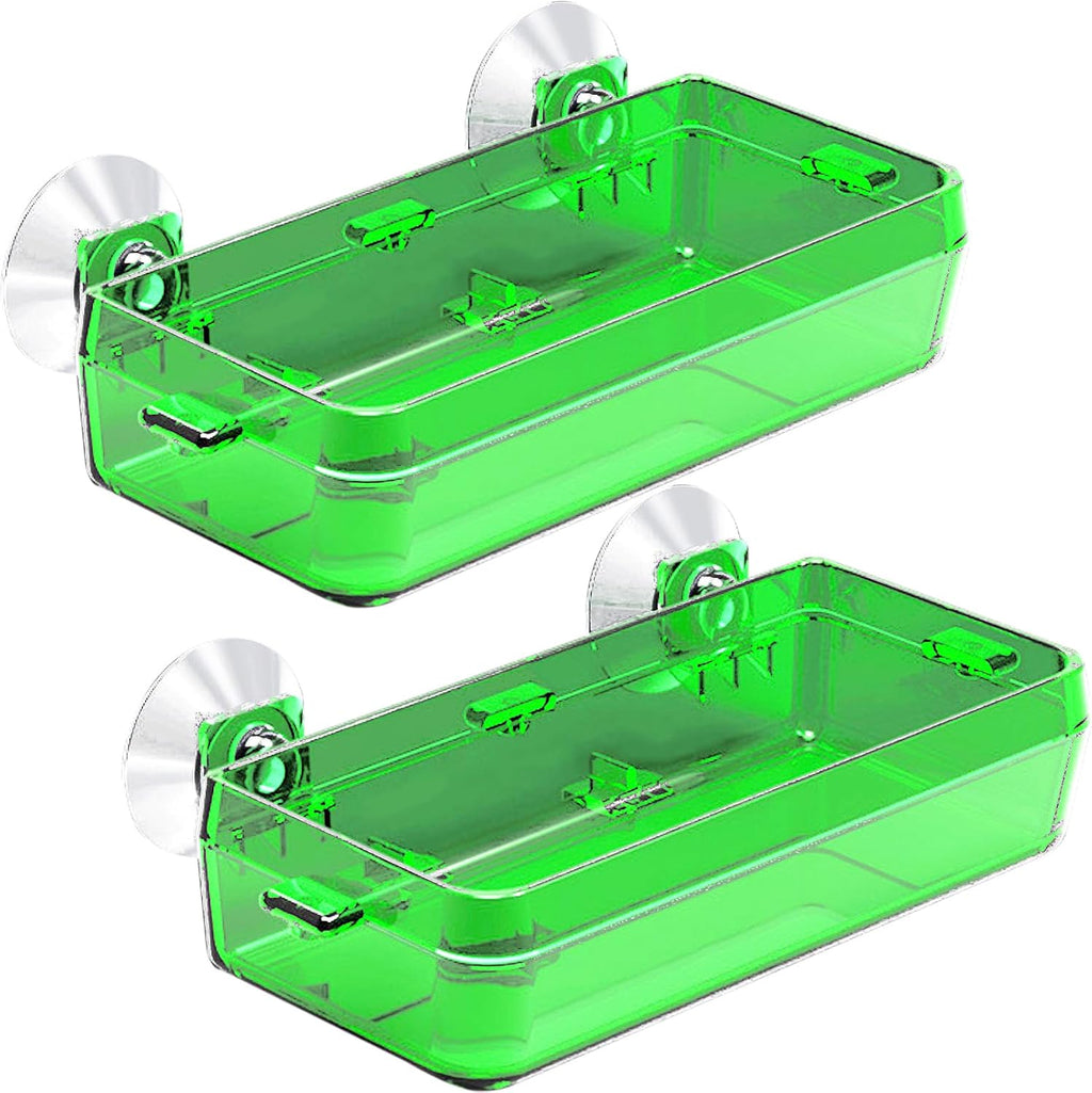 Tfwadmx 2 Pcs Chameleon Bowl, Reptile Feeding Food, Water Dish Gecko Worm Feeder Anti-Escape Chameleon Supplies Accessories for Lizard Bearded Dragon Snakes
