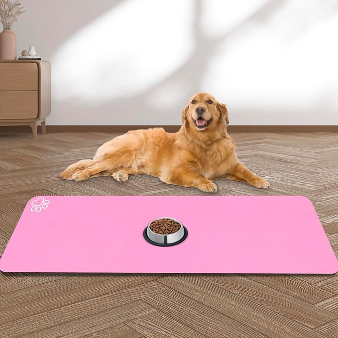 Large Pet Feeding Mat, Absorbent Quick Dry Dog Mat - Image 2
