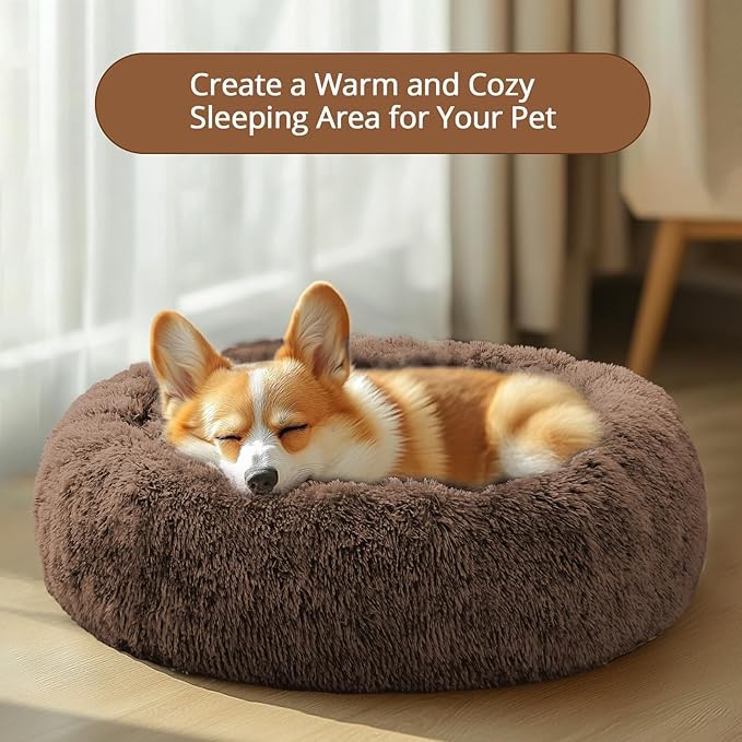 JOLLYVOGUE Calming Dog Bed for Small Dogs - Image 4
