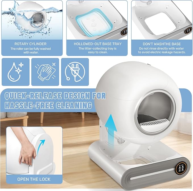 SUW Self Cleaning Litter Box, Automatic Cat Litter Box - Image 8