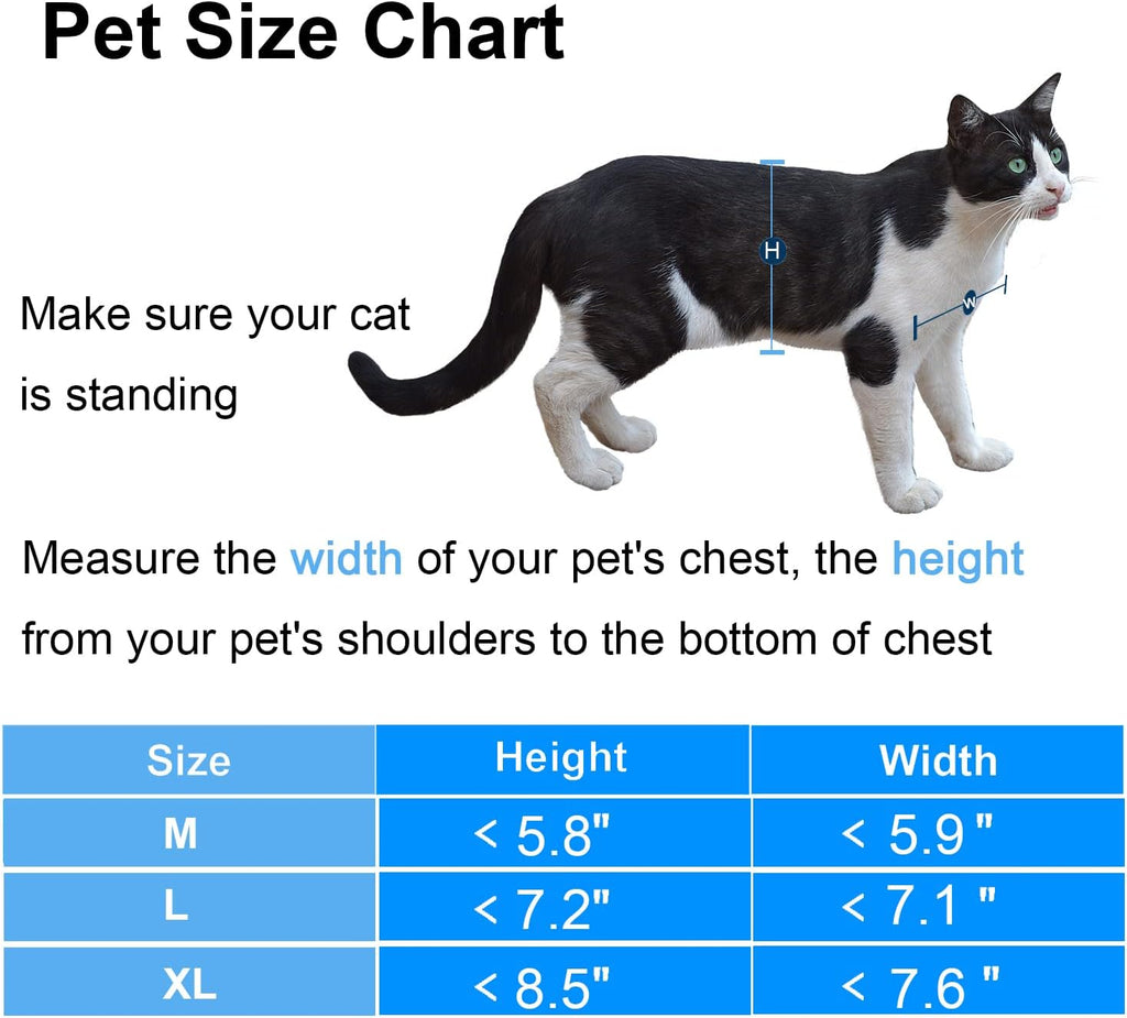 CEESC Medium Cat Door for Interior/Exterior, for Pets <15.75", White