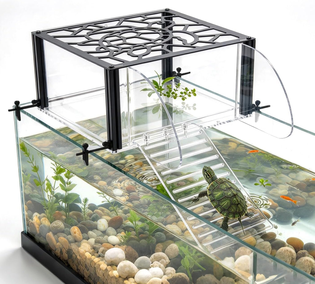 Adjustable Height Turtle Basking Platform for 40B/65/75/90/125/150Gal Tank