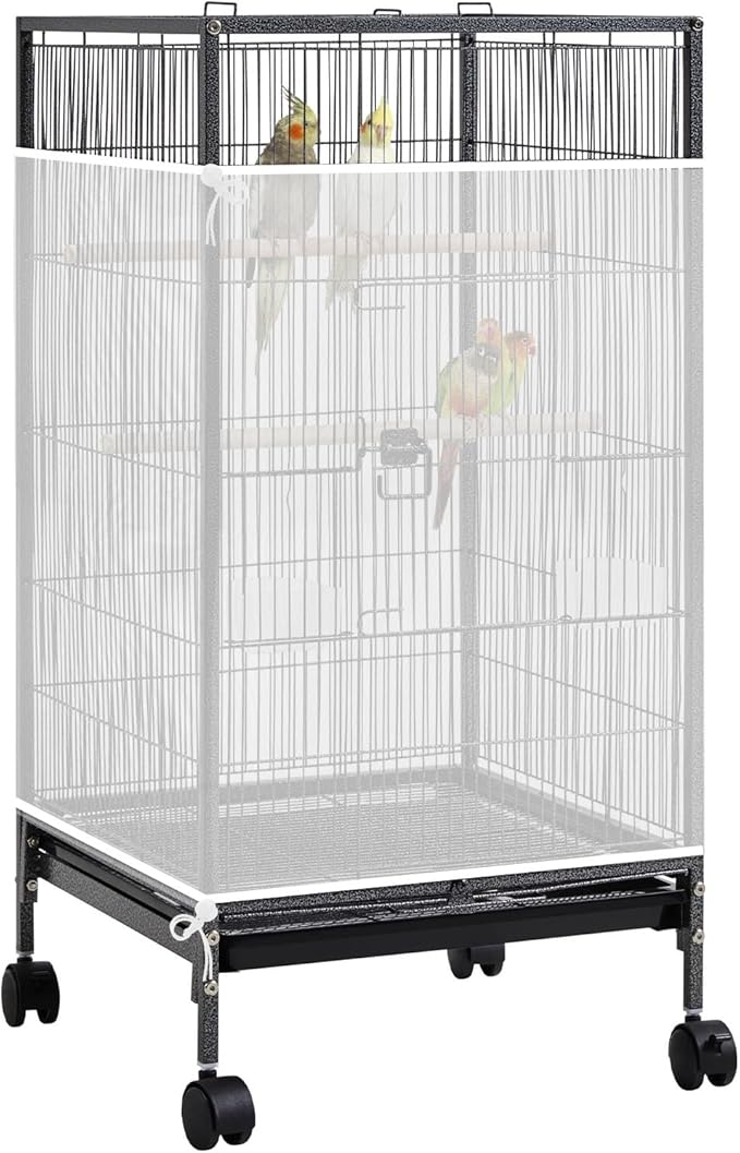 Large Bird Cage Seed Catcher, 31 x 118 inches Adjustable Large Bird Cage Cover by Unknown