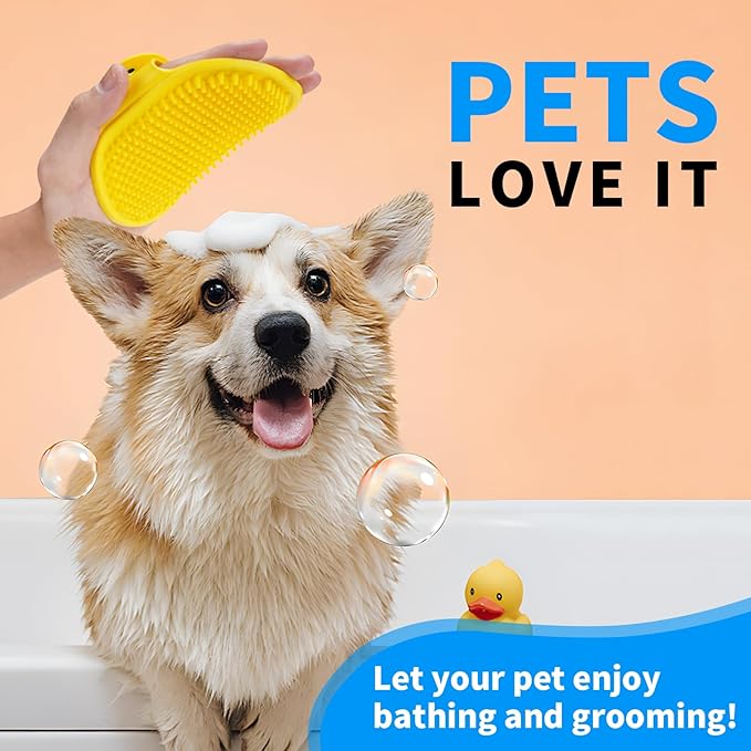 Dog Grooming Brush，Pet Shampoo Massage Bath Brush Comb - Image 7