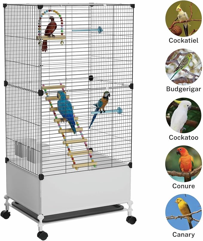 Big Flight Bird Cage, Wide Birdcage - Image 5