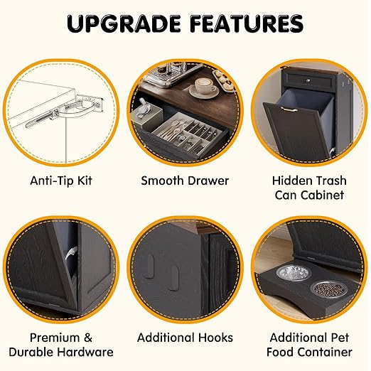 Tilt Out Trash Can Cabinet - Image 7