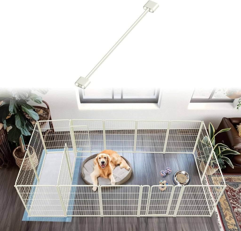 FXW Divider Connectors, Dog Playpen Accessories, 2 Pack, White