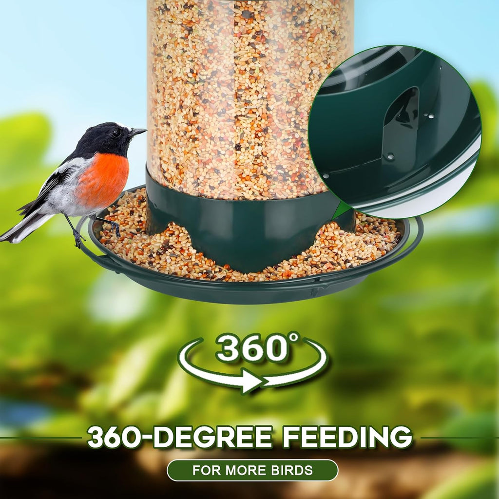 Bird Feeder Pole Bundle Metal Bird Feeder