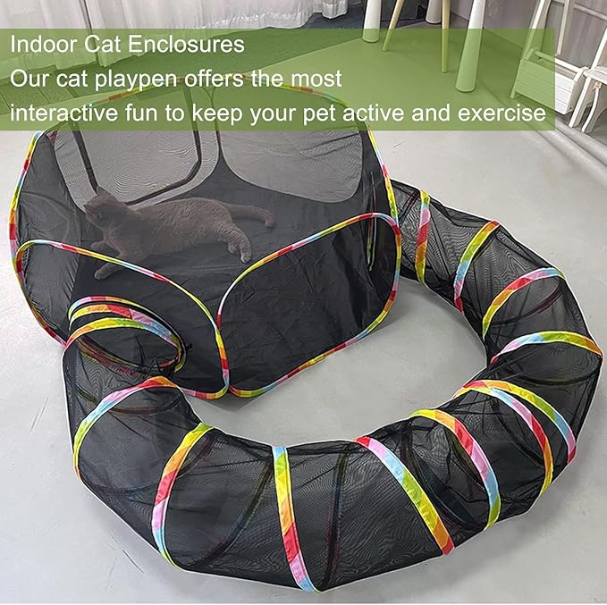 Outdoor Cat Enclosure, Portable Cat Tents - Image 6
