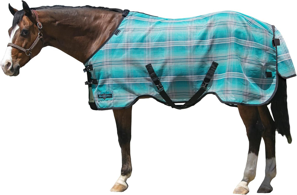 SureFit UV Protective Horse Fly Sheet, Breathable, 66 in, Atlantis