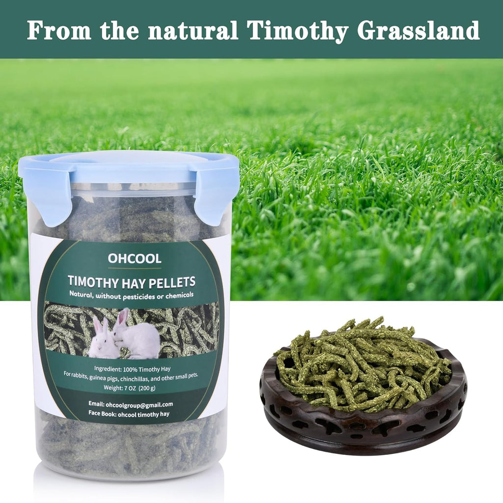 Timothy Hay Pellets, 7oz Small Pet Feed